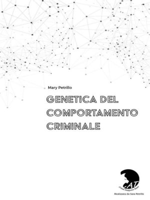 cover image of Genetica del comportamento criminale.